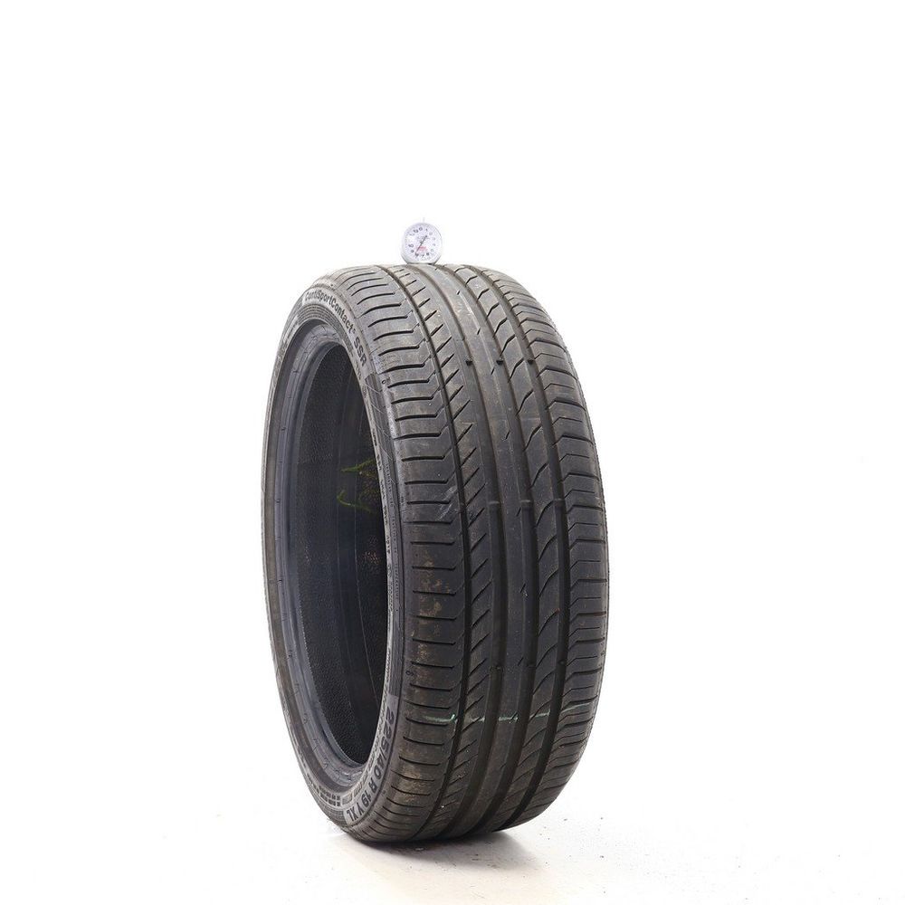 Set of (2) Used 225/40R19 Continental ContiSportContact 5 SSR MOE 93Y - 8-8.5/32 - Image 4