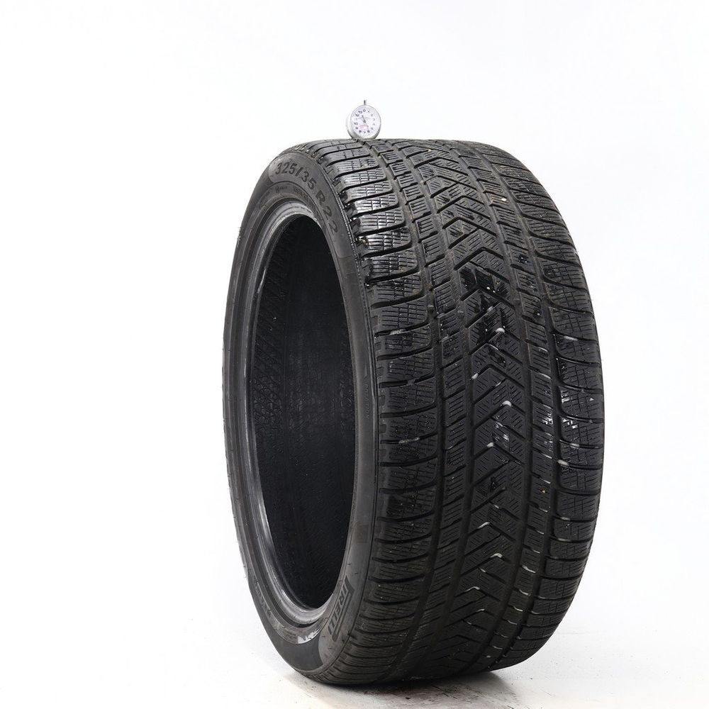 Set of (2) Used 325/35R22 Pirelli Scorpion Winter L 114W - 6-7/32 - Image 1