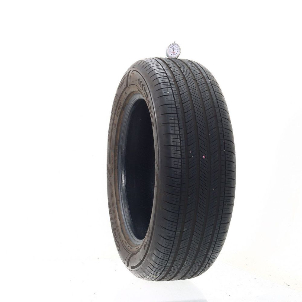 Set of (4) Used 235/60R18 Goodyear Assurance Finesse 103H - 6.5-7.5/32 - Image 1