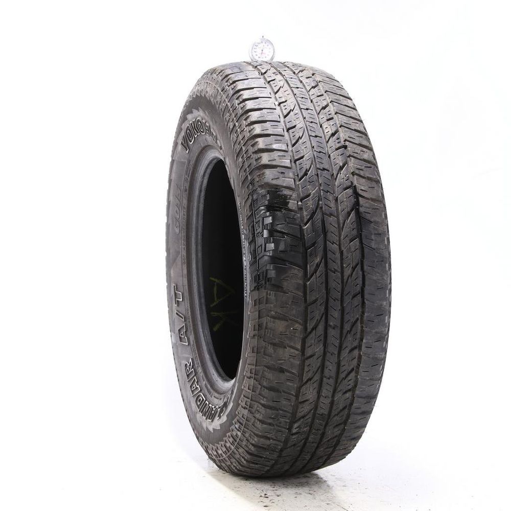 Set of (2) Used 255/75R17 Yokohama Geolandar A/T G015 113T - 7.5-9/32 - Image 1