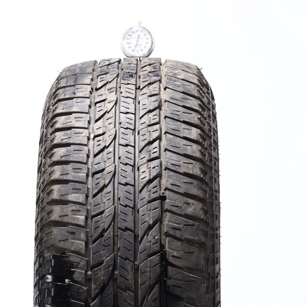 Set of (2) Used 255/75R17 Yokohama Geolandar A/T G015 113T - 7.5-9/32 - Image 2