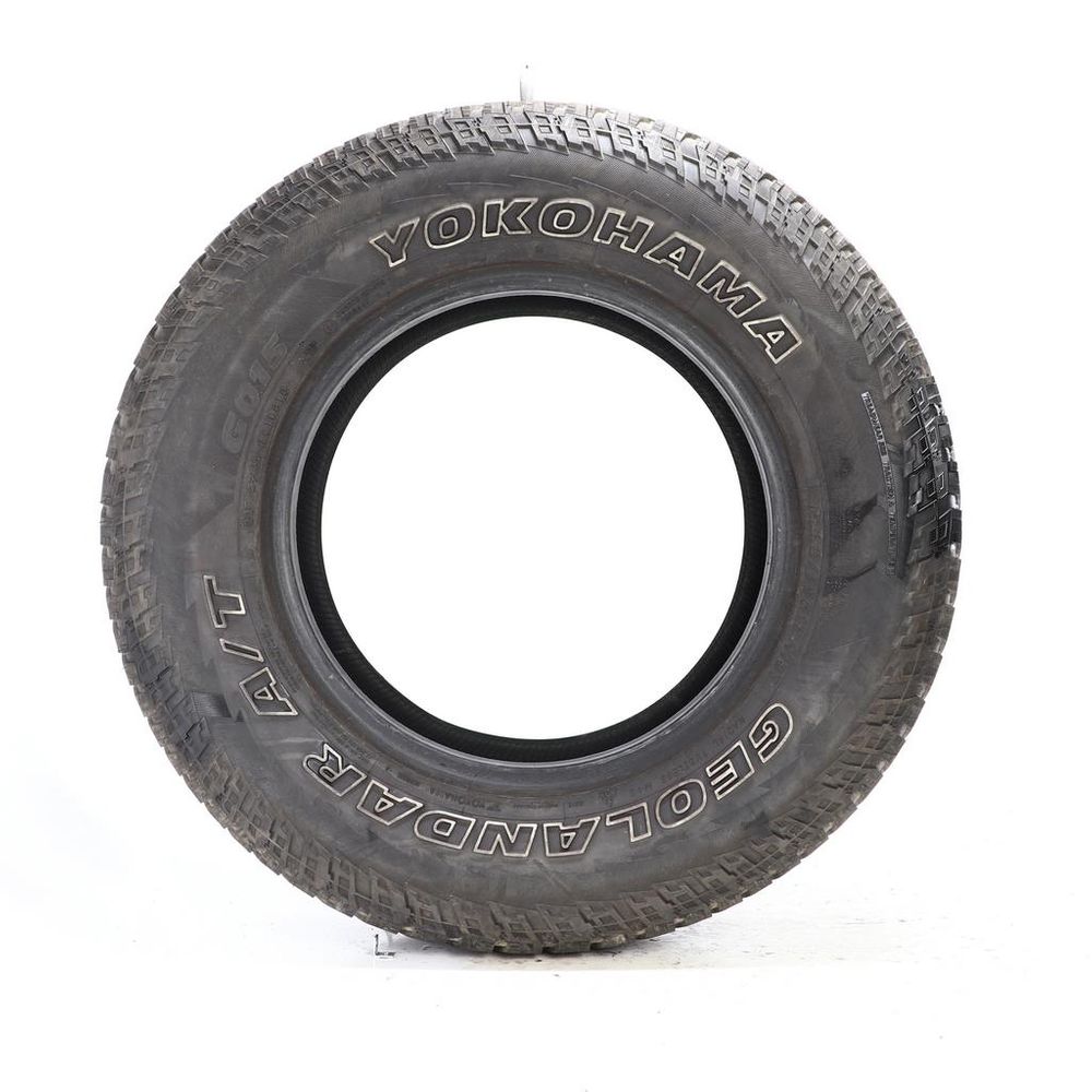 Set of (2) Used 255/75R17 Yokohama Geolandar A/T G015 113T - 7.5-9/32 - Image 3