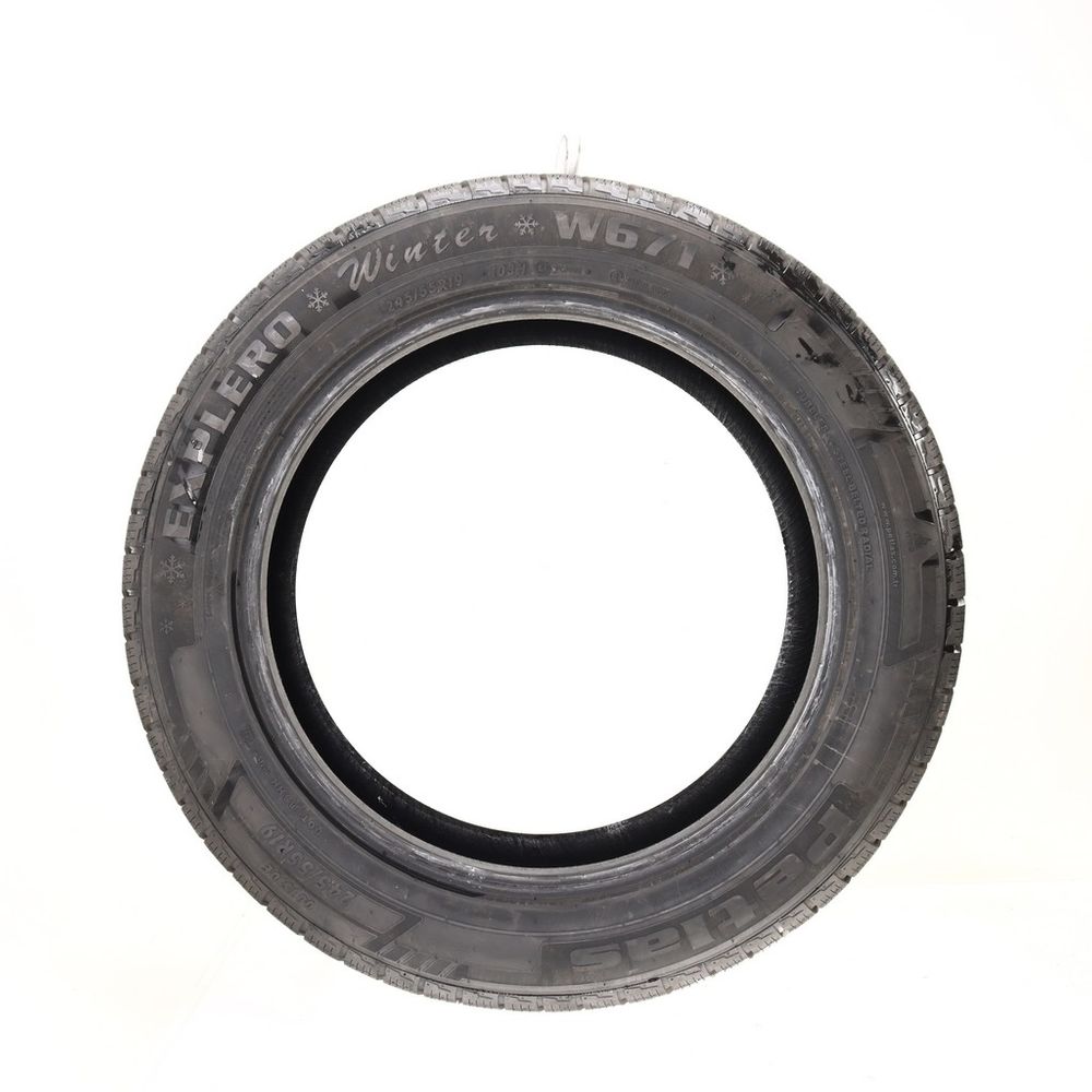Set of (2) Used 245/55R19 Petlas Explero Winter W671 103H - 10-10.5/32 - Image 6