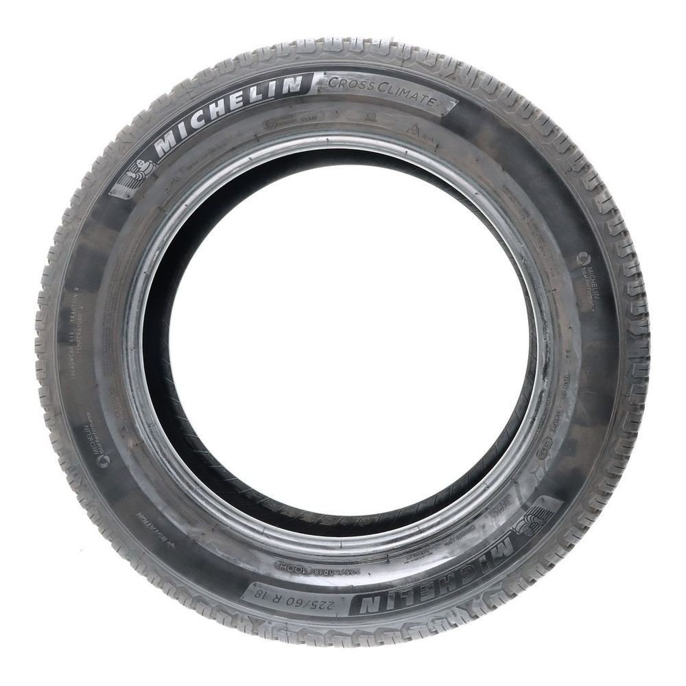 Set of (2) Used 225/60R18 Michelin CrossClimate 2 100H - 7.5-9/32 - Image 6