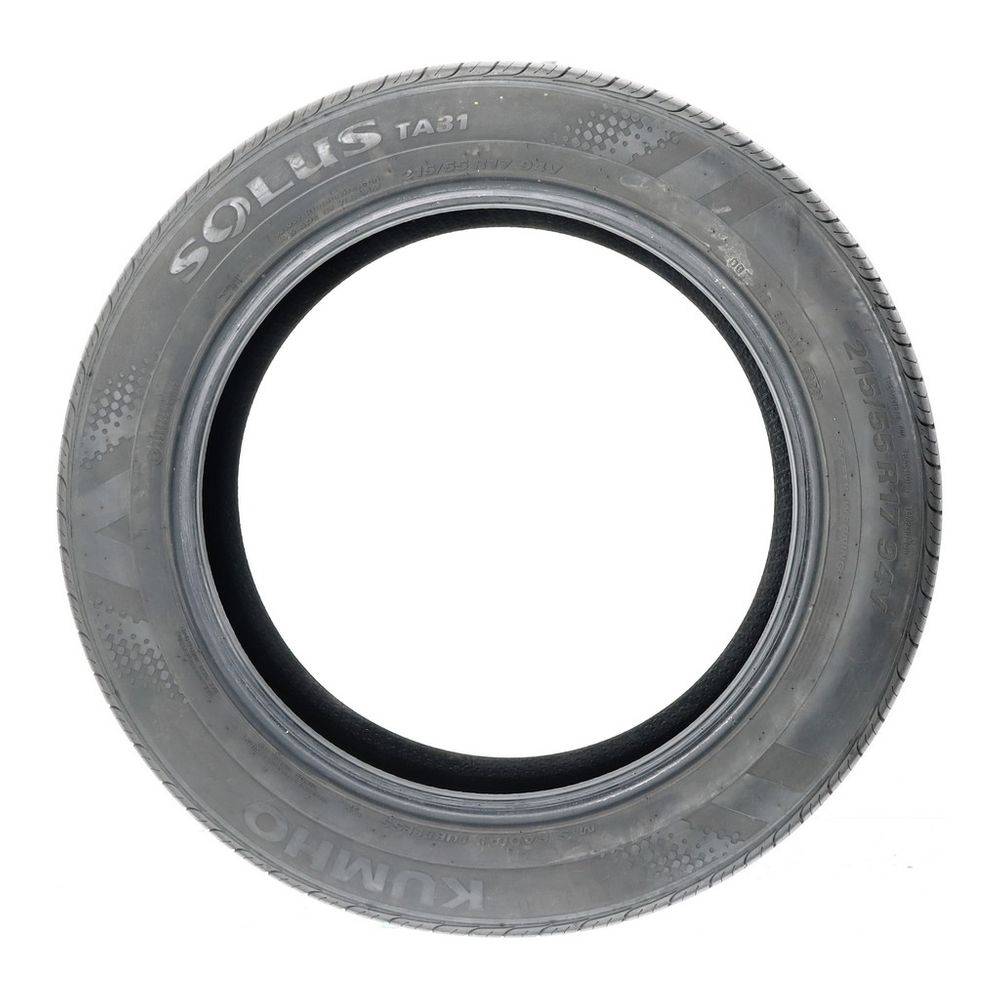 Used P 215/55R17 Kumho Solus TA31 94V - 9/32 - Image 3