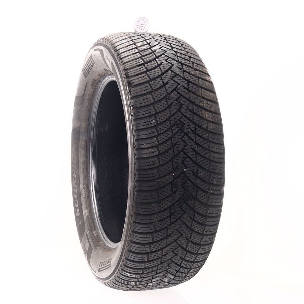Set of (2) Used 275/55R20 Pirelli Scorpion Weather Active 113H - 10/32 - Image 1
