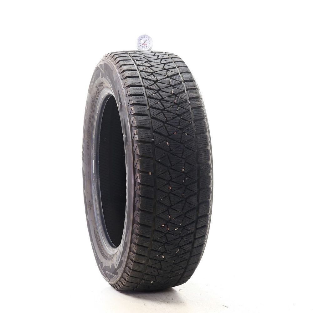 Set of (2) Used 225/60R18 Bridgestone Blizzak DM-V2 100S - 8.5-9.5/32 - Image 2