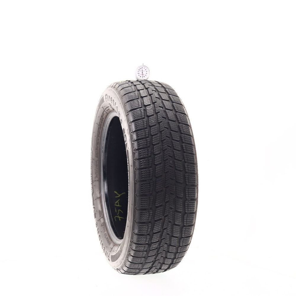 Set of (2) Used 205/60R16 Firestone WeatherGrip 92V - 6.5-7.5/32 - Image 1