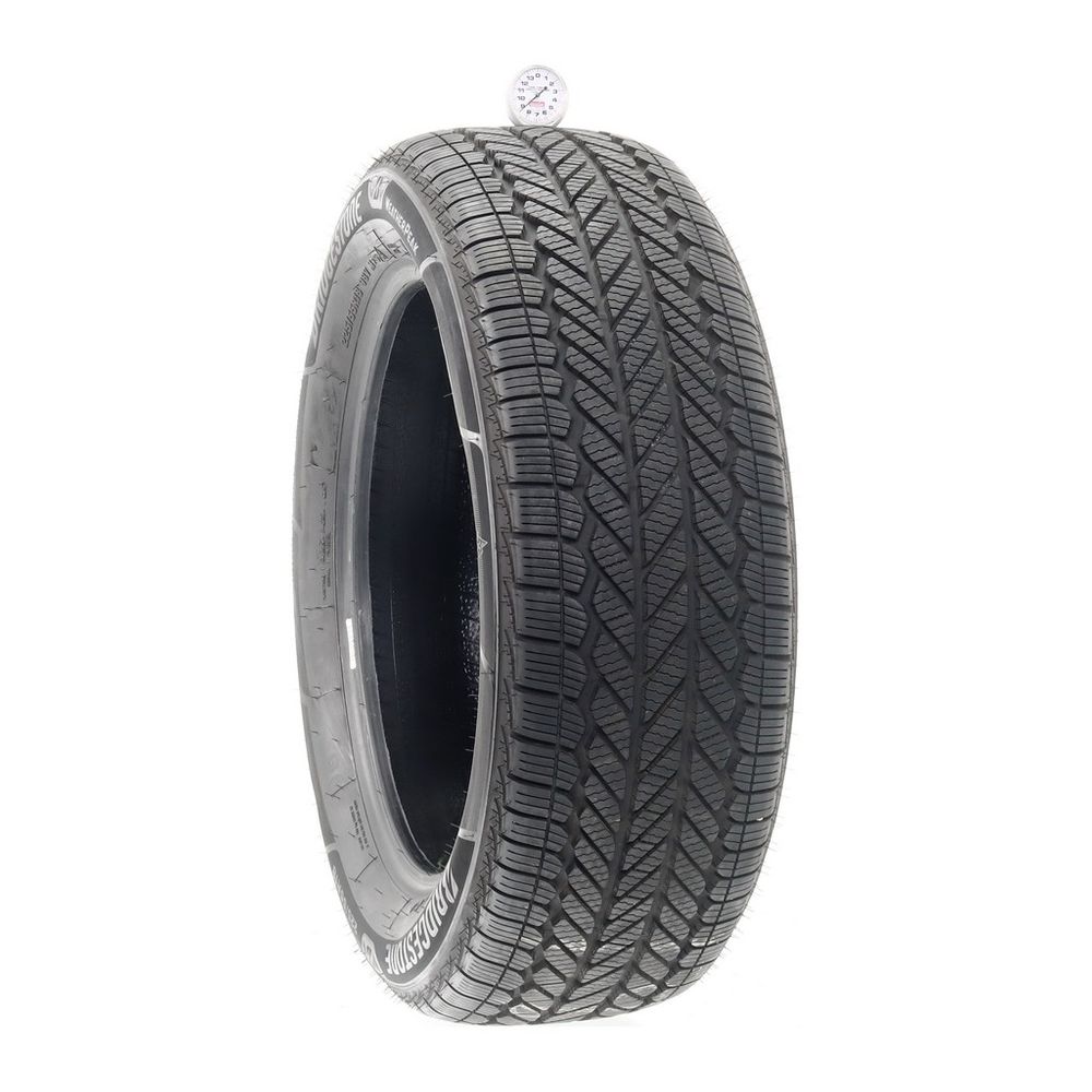 Set of (2) Used 225/55R18 Bridgestone WeatherPeak 98V - 7-8.5/32 - Image 4