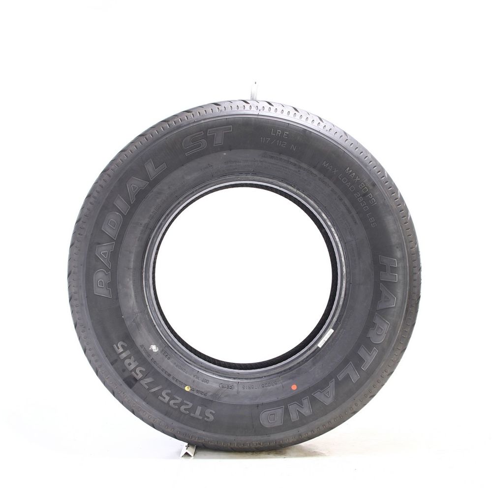 Set of (2) Used ST 225/75R15 Hartland Radial ST 117/112N E - 6.5-7/32 - Image 3