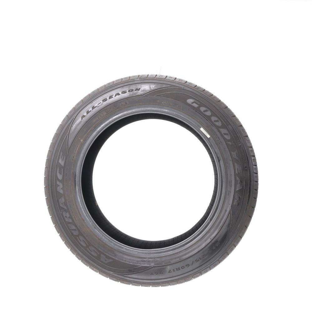 Set of (4) Used 215/60R17 Goodyear Assurance All-Season 96T - 6.5-7/32 - Image 6