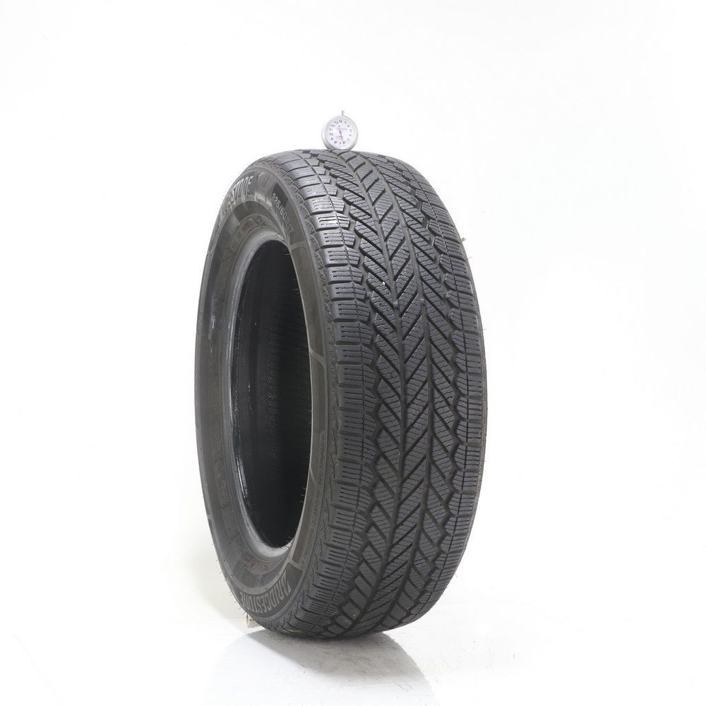 Set of (4) Used 225/60R17 Bridgestone WeatherPeak 99H - 6-7/32 - Image 1