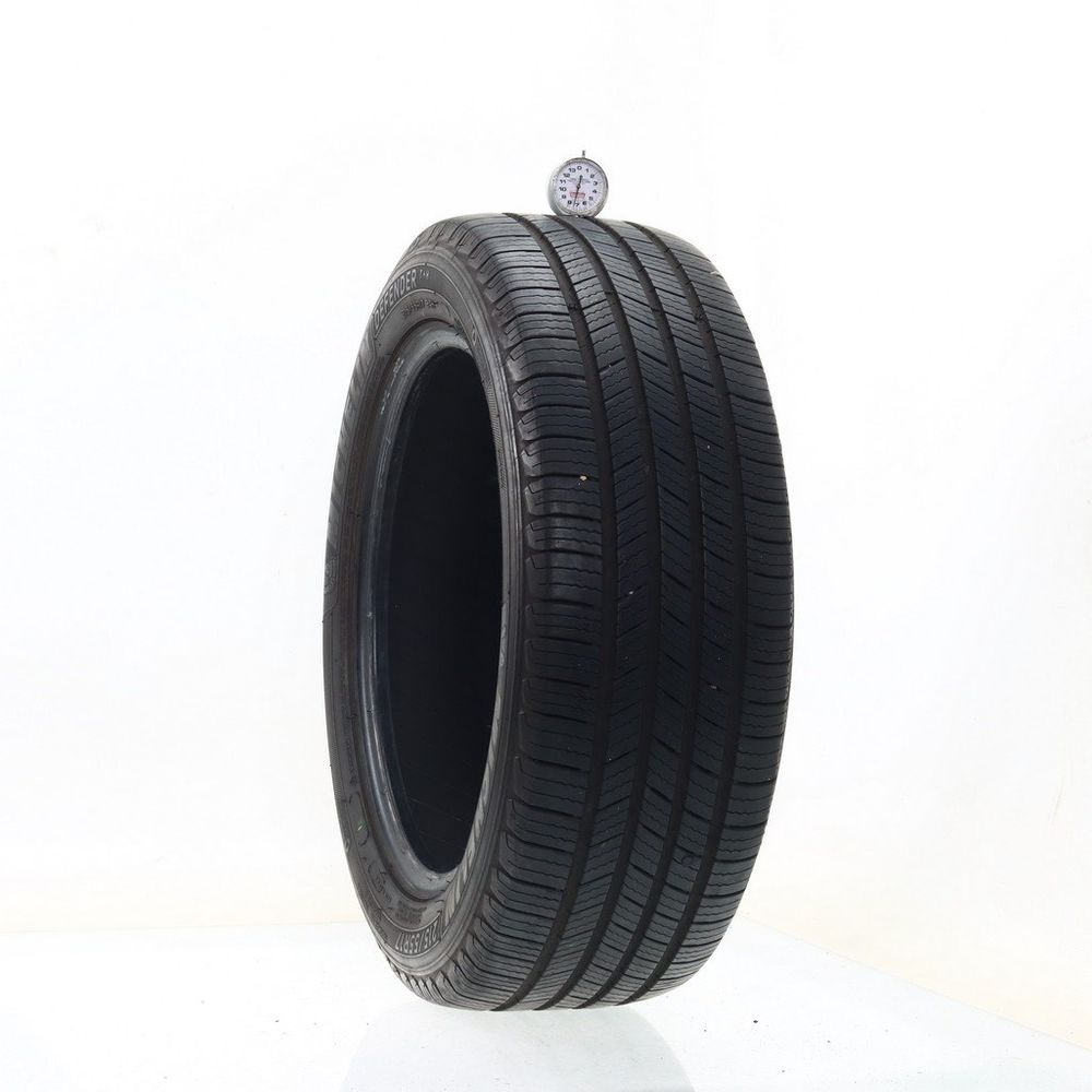 Set of (2) Used P 215/55R17 Michelin Defender T+H 94H - 7-8.5/32 - Image 1