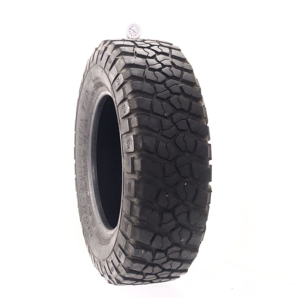 Set of (2) Used LT 255/75R17 BFGoodrich Mud-Terrain T/A KM2 111/108Q C - 11.5-13/32 - Image 1