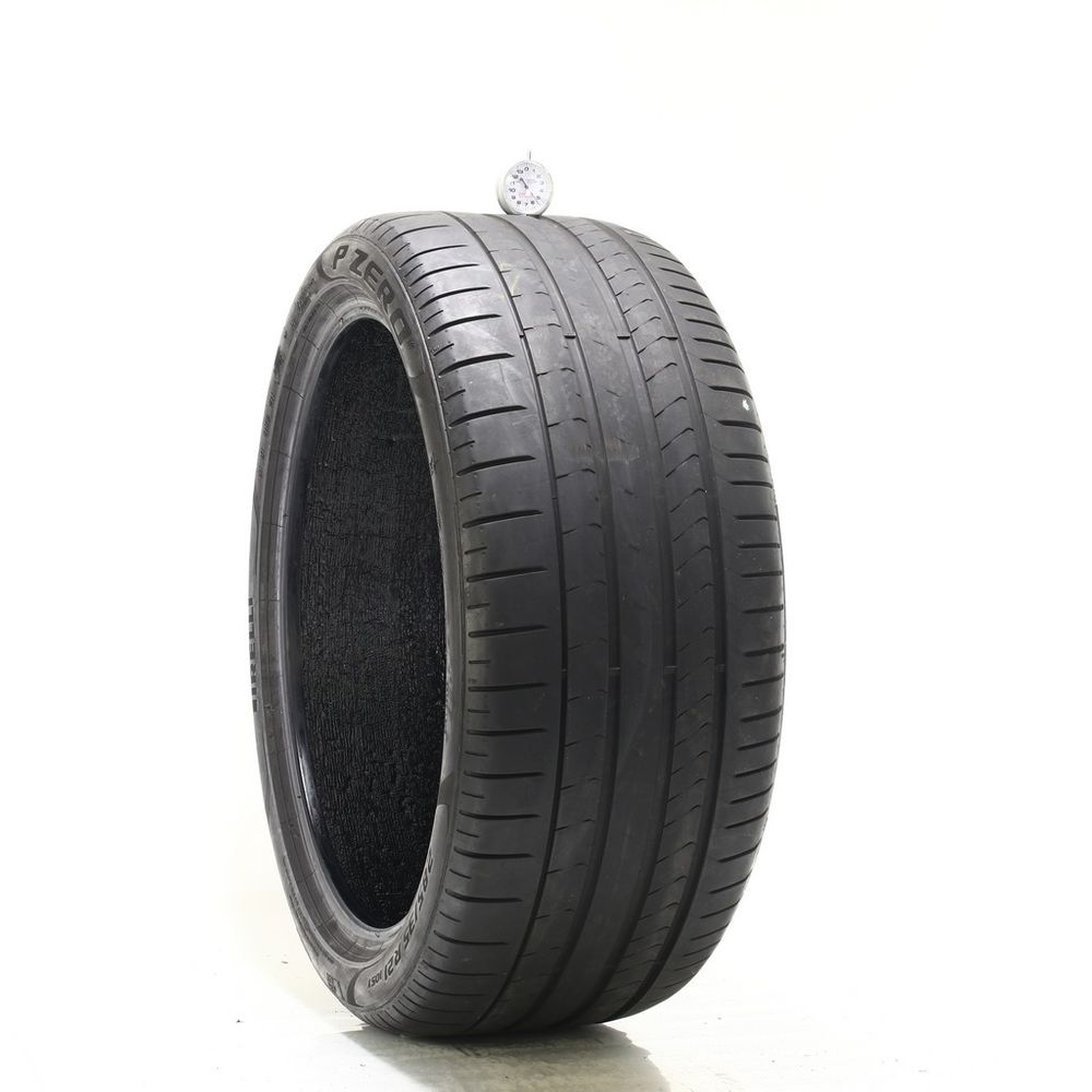 Set of (4) Used 285/35R21 Pirelli P Zero PZ4 Seal Inside 105Y - 5.5-7/32 - Image 1