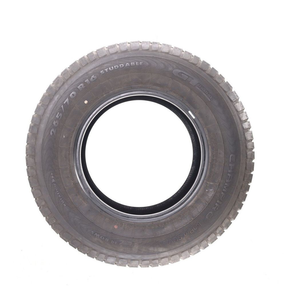 Set of (2) Used 265/70R16 GT Radial Champiro IcePro SUV Staddable 112T - 9.5-11/32 - Image 3