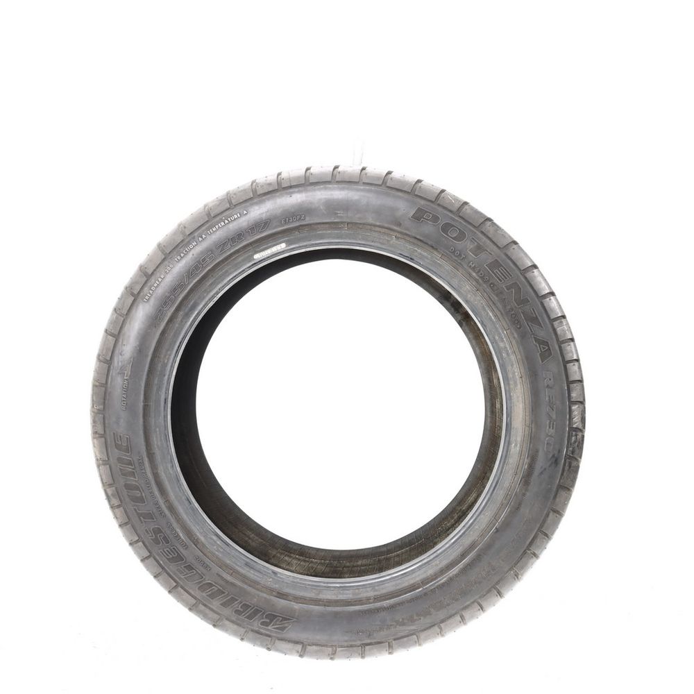 Used 255/45ZR17 Bridgestone Potenza RE730 1N/A - 8/32 - Image 3
