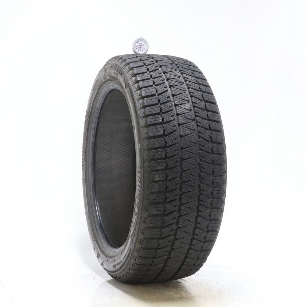 Set of (2) Used 245/45R19 Bridgestone Blizzak WS90 Studless 98H - 10/32 - Image 1