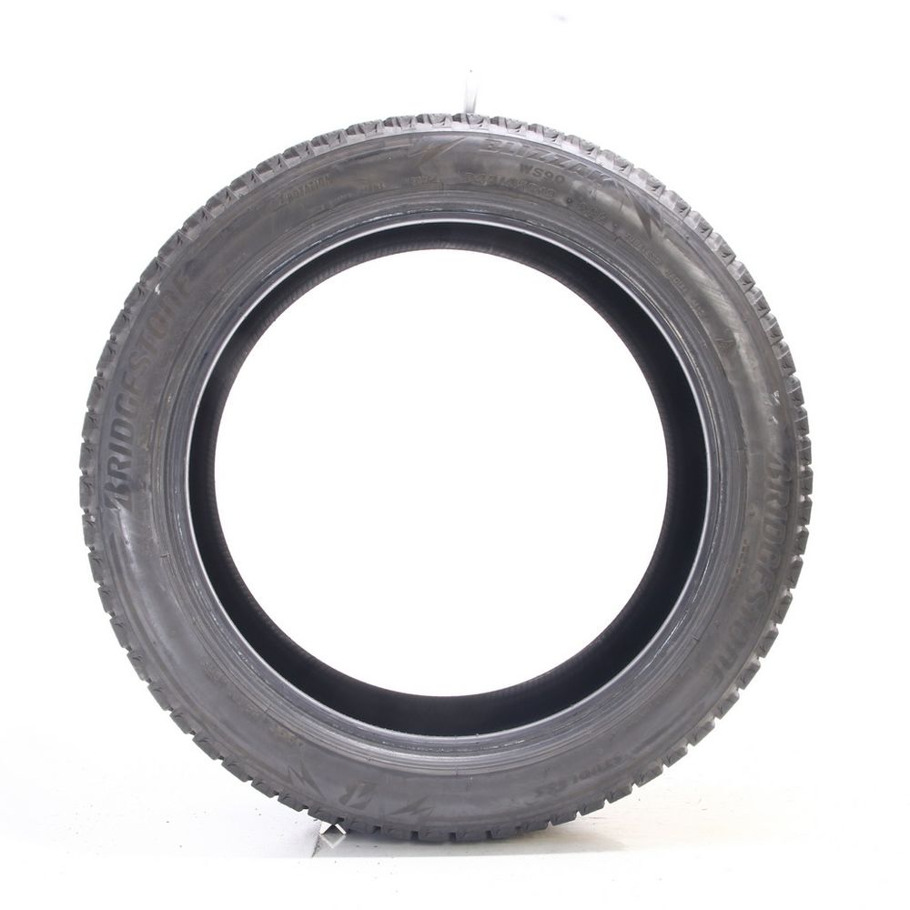 Set of (2) Used 245/45R19 Bridgestone Blizzak WS90 Studless 98H - 10/32 - Image 3