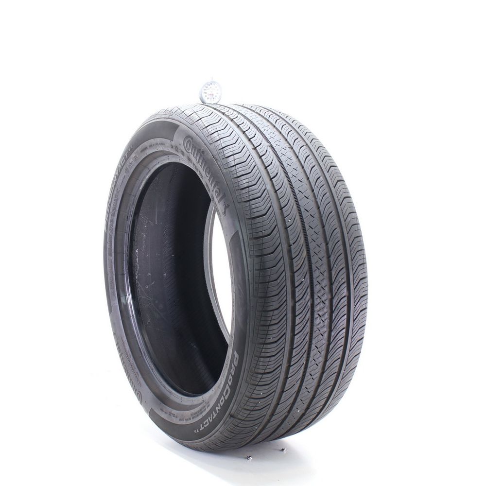 Set of (2) Used 255/50R19 Continental ProContact TX NO 103V - 5-6/32 - Image 4