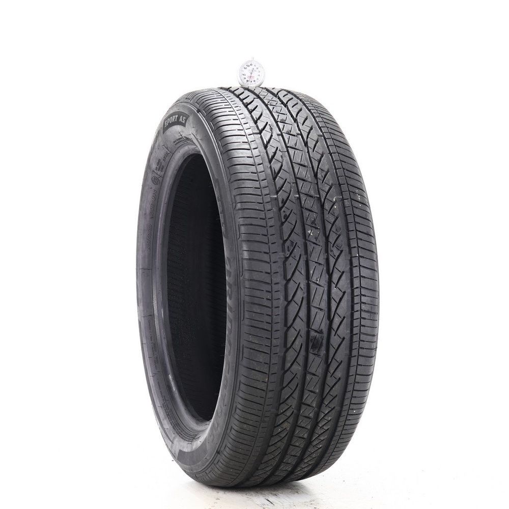 Set of (2) Used 245/50R19 Bridgestone Dueler H/P Sport RFT 105H - 7.5/32 - Image 1