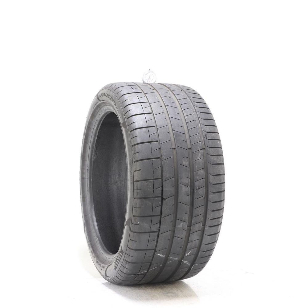 Set of (2) Used 305/35ZR19 Pirelli P Zero PZ4 L 102Y - 7.5-8/32 - Image 1