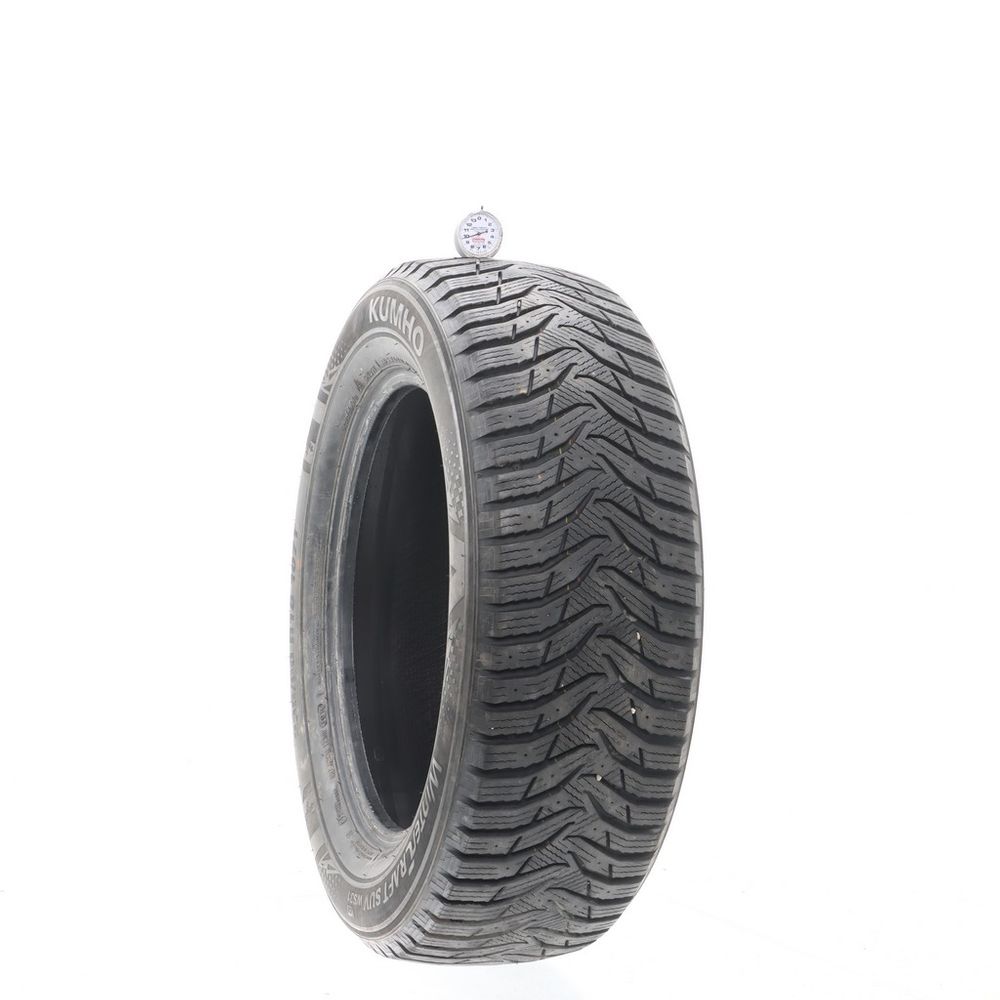 Set of (2) Used 235/60R18 Kumho WinterCraft SUV Ice WS31 Studdable 107T - 8.5-9.5/32 - Image 4