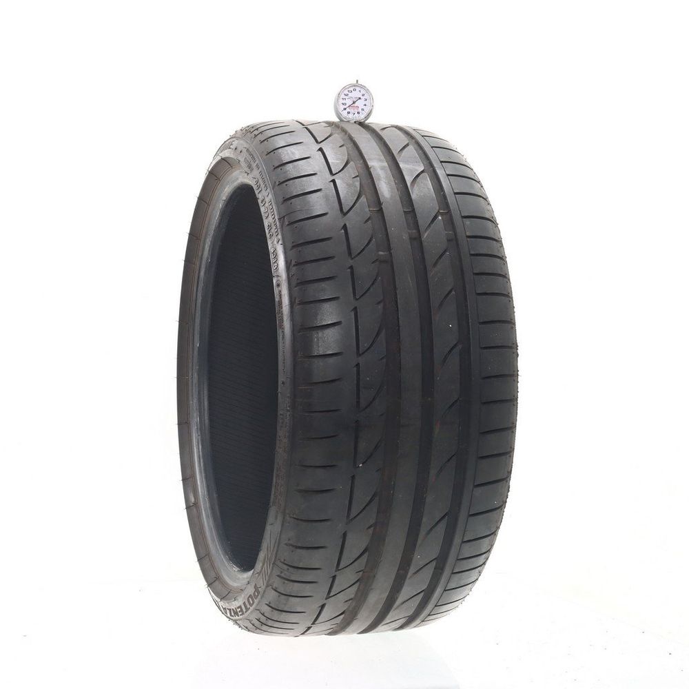 Set of (2) Used 285/30R19 Bridgestone Potenza S001 MOExtended 98Y - 8-9/32 - Image 4