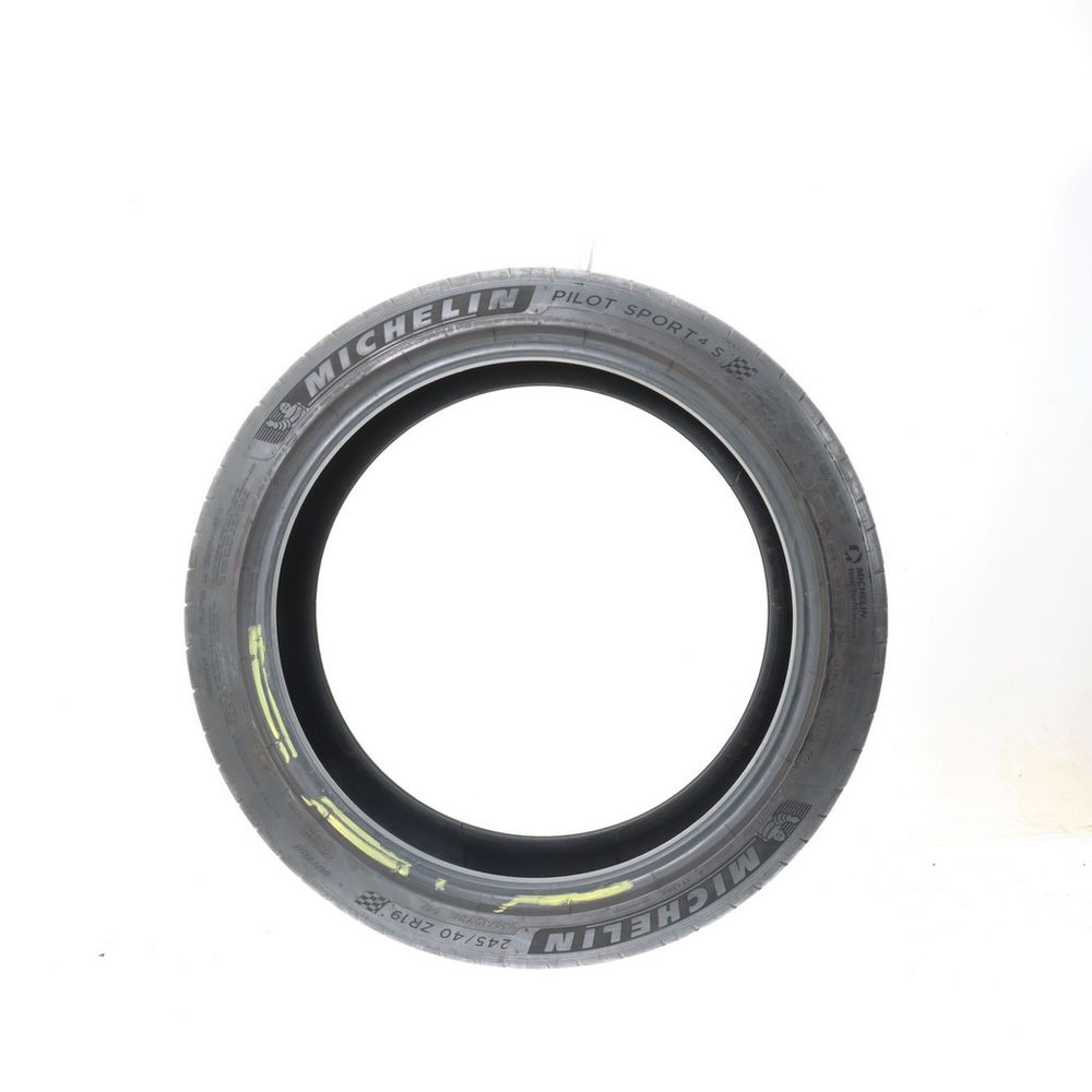 Set of (2) Used 245/40ZR19 Michelin Pilot Sport 4 S ZP 94Y - 6.5-7/32 - Image 6