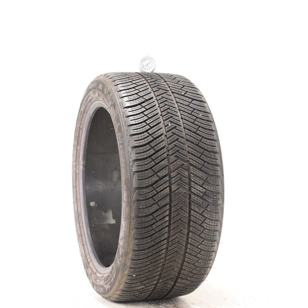 Set of (4) Used 265/40R19 Michelin Pilot Alpin PA4 NO 98V - 7.5-9/32 - Image 4