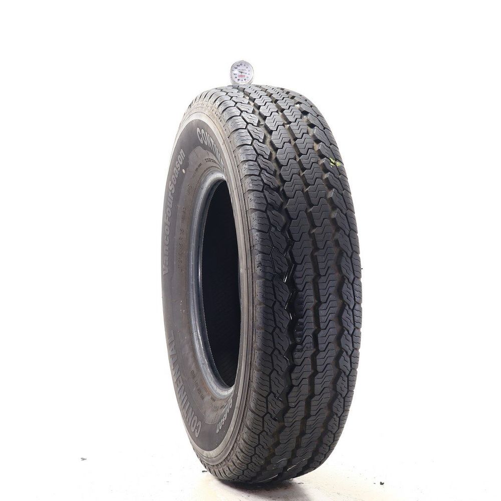 Set of (2) Used LT 215/85R16 Continental VancoFourSeason 115/112Q E - 11/32 - Image 1