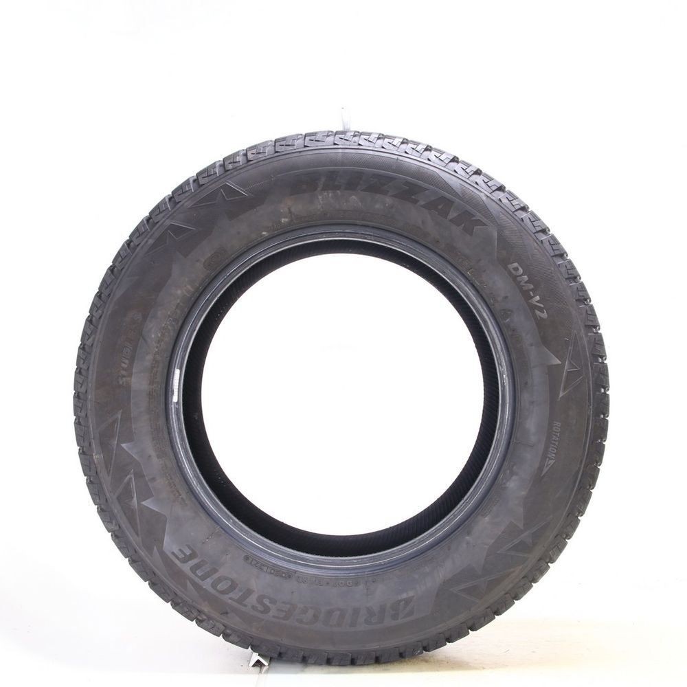 Set of (2) Used 245/65R17 Bridgestone Blizzak DM-V2 107S - 10.5-12/32 - Image 3
