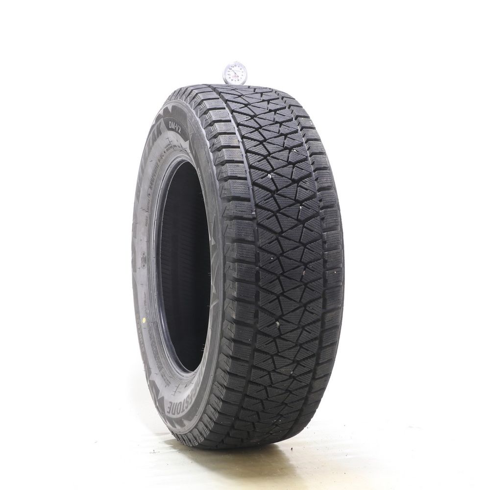 Set of (2) Used 245/65R17 Bridgestone Blizzak DM-V2 107S - 10.5-12/32 - Image 4
