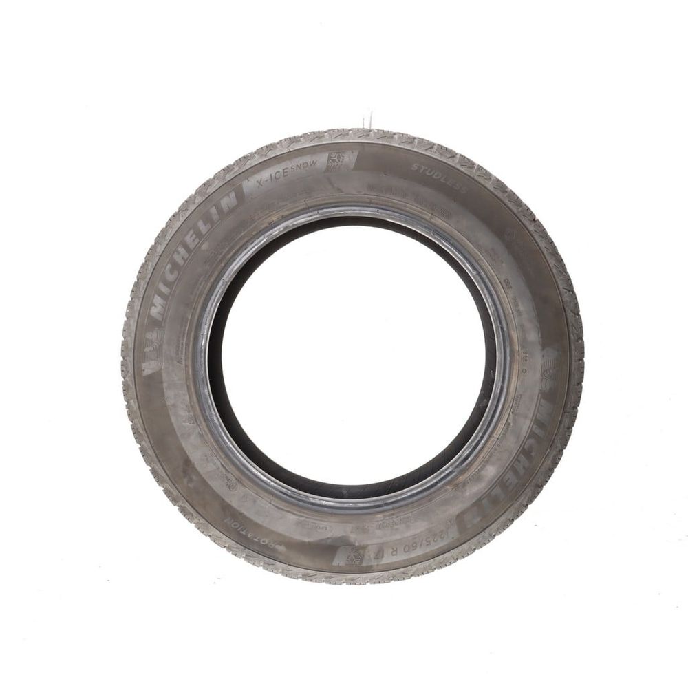 Set of (2) Used 225/60R17 Michelin X-Ice Snow 103T - 6.5/32 - Image 3