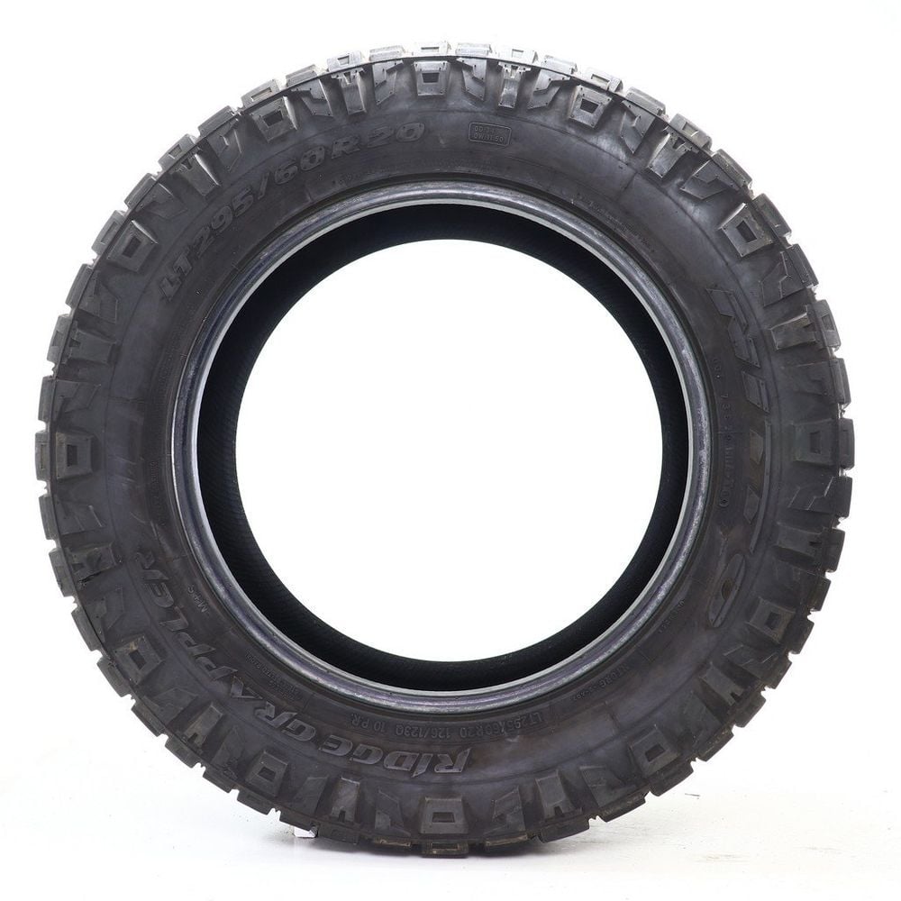 Set of (2) Used LT 295/60R20 Nitto Ridge Grappler 126/123Q E - 10-10.5/32 - Image 3