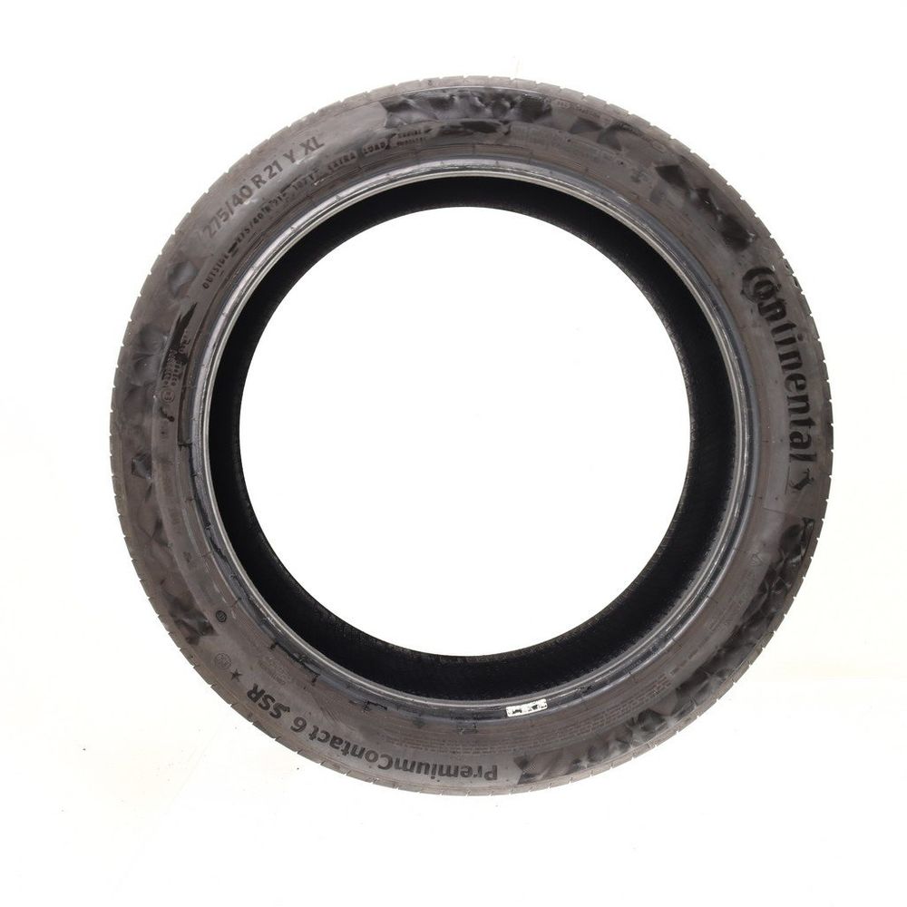 Set of (2) Used 275/40R21 Continental PremiumContact 6 SSR 107Y - 5.5-7/32 - Image 6