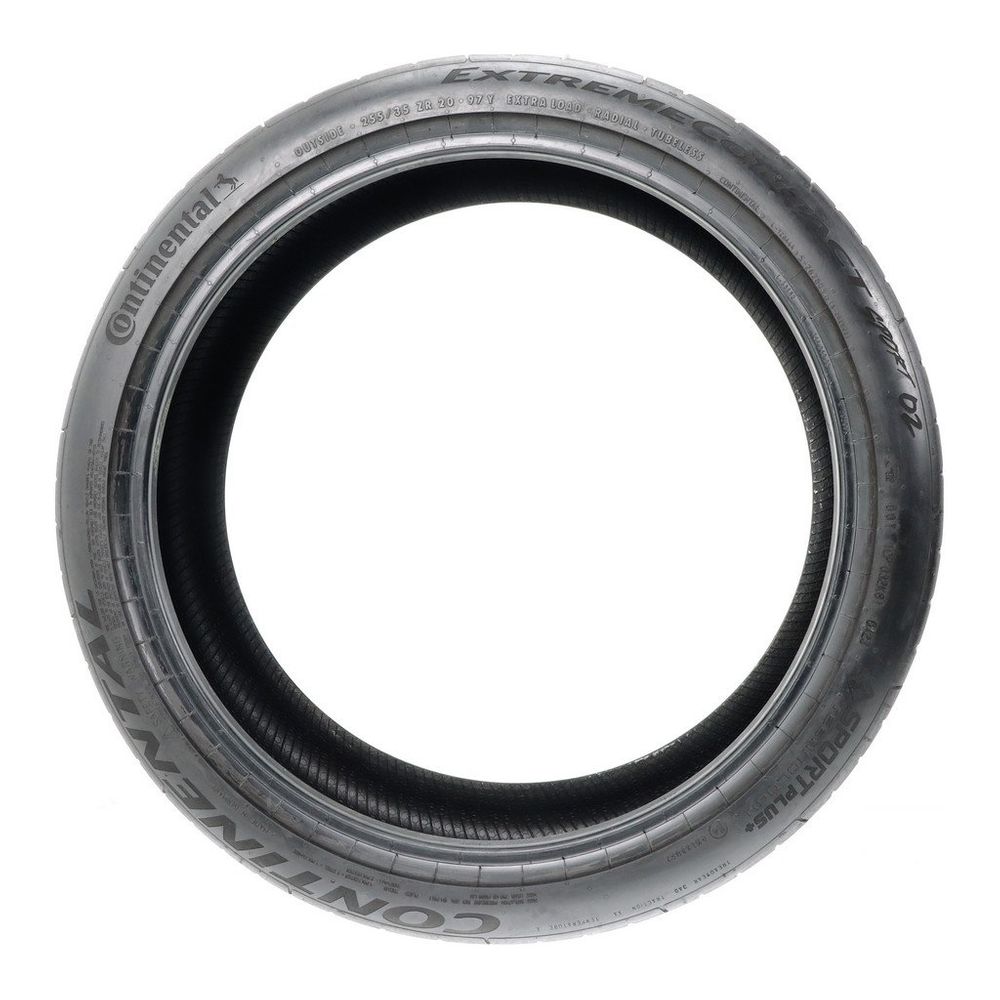 Set of (2) Used 255/35ZR20 Continental ExtremeContact Sport 02 97Y - 6-7.5/32 - Image 6