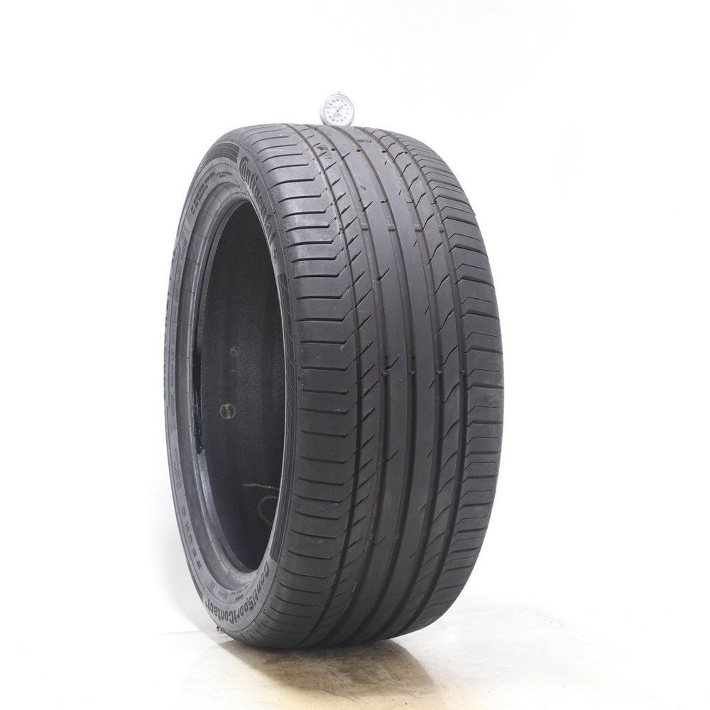 Set of (2) Used 285/40R21 Continental ContiSportContact 5 AO SUV 109Y - 8.5/32 - Image 1