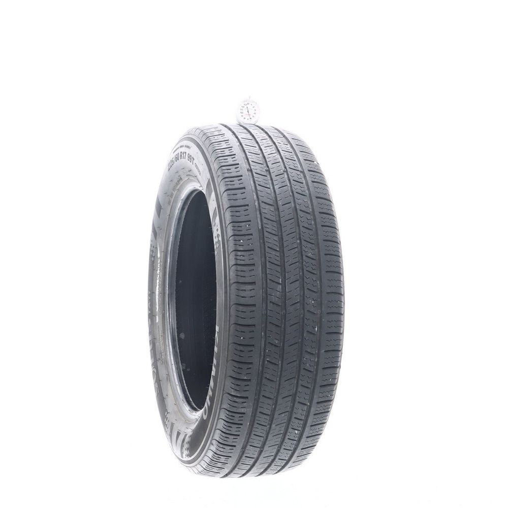 Set of (2) Used 225/60R17 Kumho Solus TA11 99T - 6-7.5/32 - Image 1