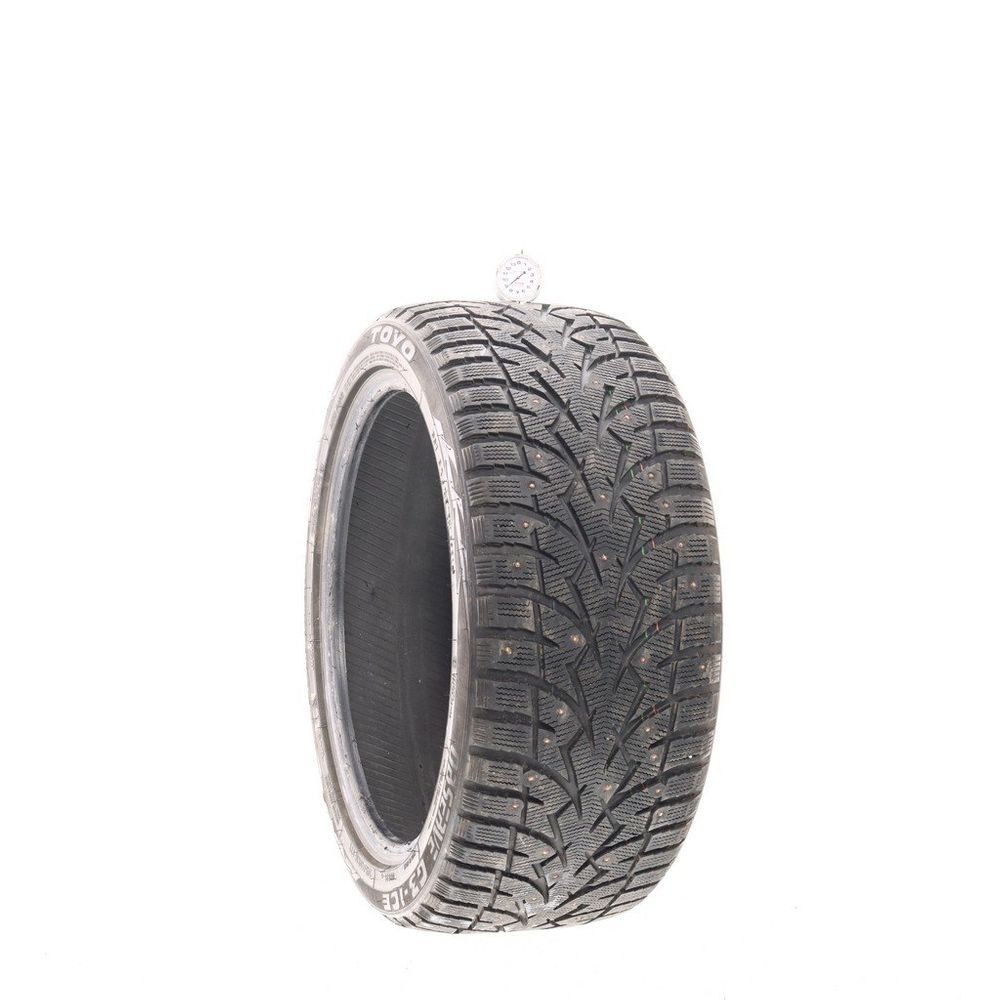 Set of (2) Used 245/40R18 Toyo Observe G3-Ice Studded 97T - 8.5/32 - Image 1