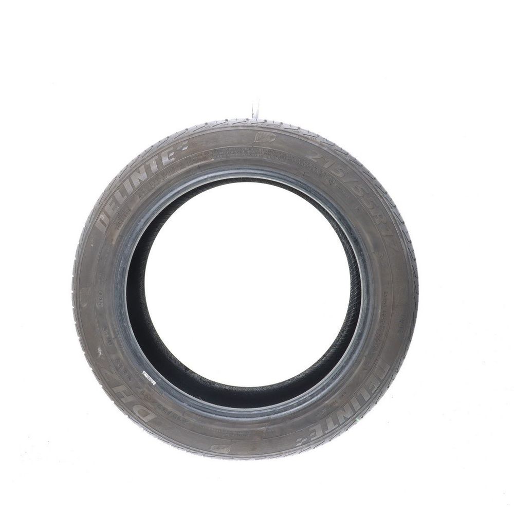 Set of (4) Used 215/55ZR17 Delinte DH2 Eco 98W - 7.5-8.5/32 - Image 3