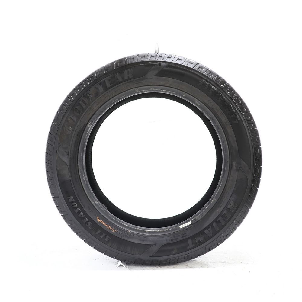 Set of (2) Used 235/55R17 Goodyear Reliant All-season 99H - 5.5/32 - Image 3