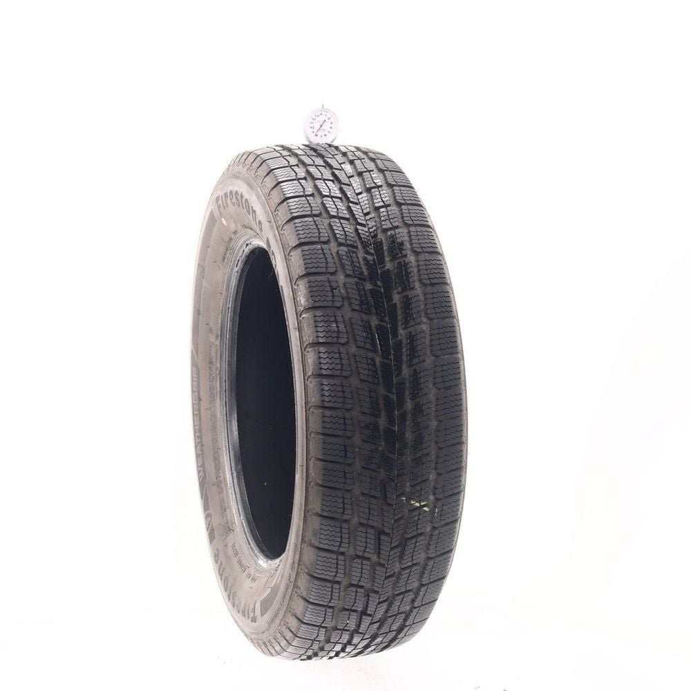 Set of (4) Used 225/65R17 Firestone WeatherGrip 102H - 8-8.5/32 - Image 1