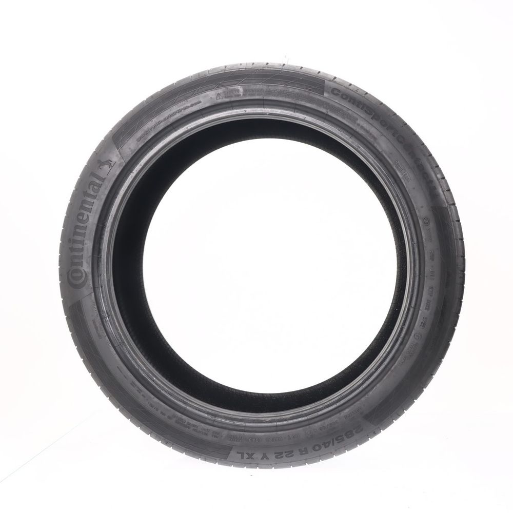 Set of (2) Used 285/40R22 Continental ContiSportContact 5 ContiSeal 110Y - 5.5-6/32 - Image 6