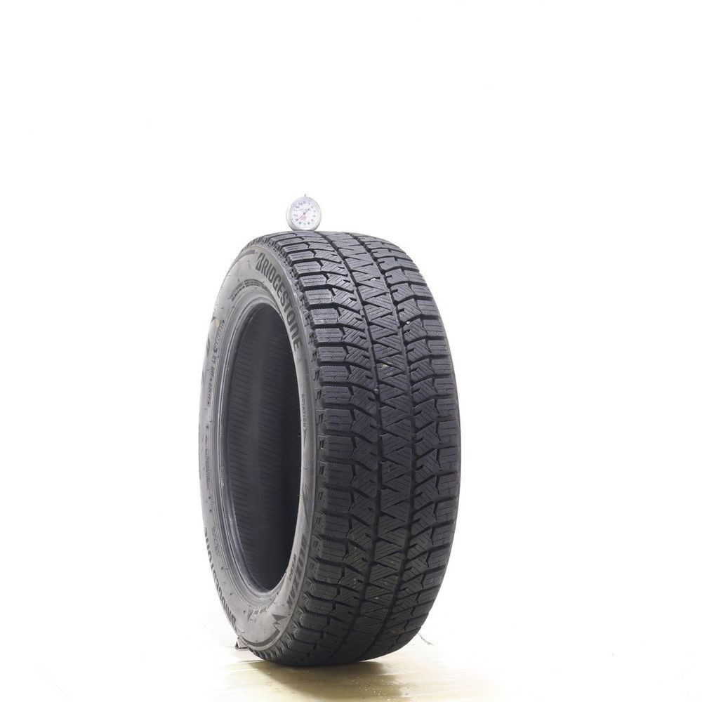 Set of (2) Used 195/55R16 Bridgestone Blizzak WS90 Studless 87H - 8.5/32 - Image 1