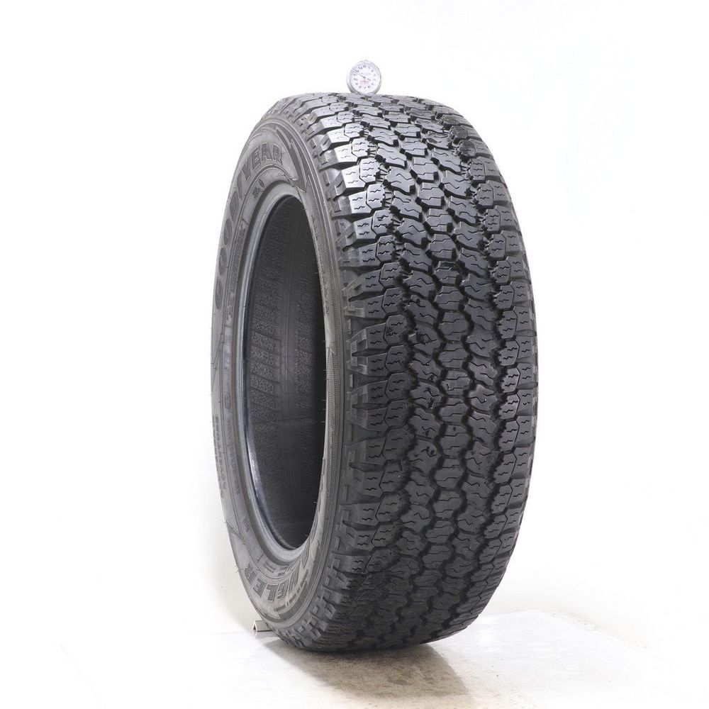 Set of (2) Used 255/60R20 Goodyear Wrangler All-Terrain Adventure LR 113H - 11.5-12/32 - Image 1