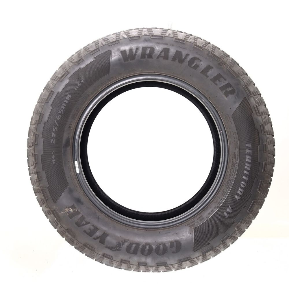 Set of (2) Used 275/65R18 Goodyear Wrangler Territory AT 116T - 10.5/32 - Image 3