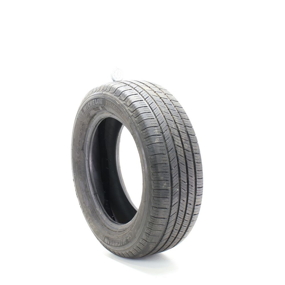 Set of (2) Used 215/60R16 Michelin Defender T+H 95H - 8-9.5/32 - Image 1