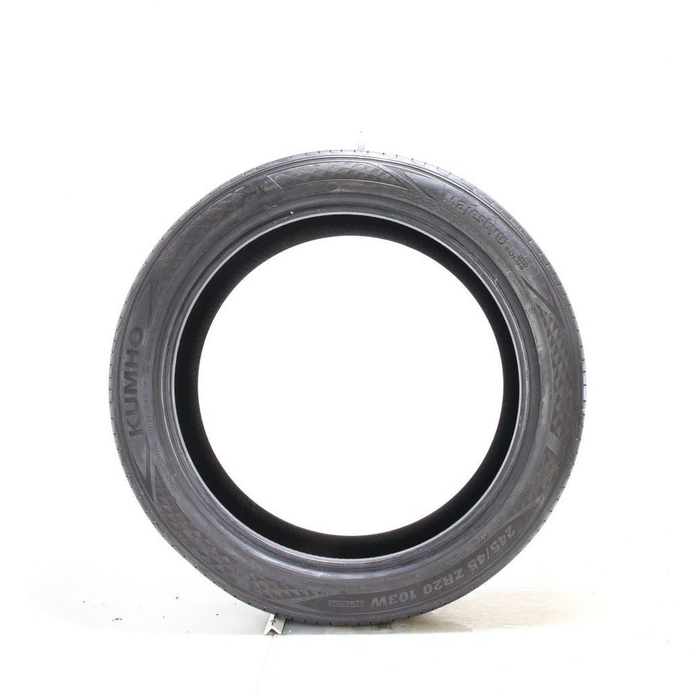 Set of (2) Used 245/45ZR20 Kumho Majesty 9 Solus TA91 103W - 8/32 - Image 3