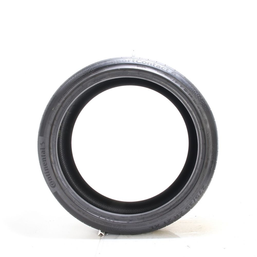 Set of (2) Used 275/35ZR21 Continental SportContact 6 AO ContiSilent 103Y - 6.5-7/32 - Image 3